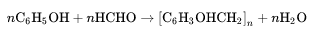 酚醛树脂的结构简式，酚醛树脂的合成方程式