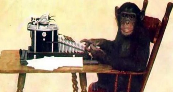 无限猴子定理,让猴子一直按键盘可以打出莎士比亚的全套著作？