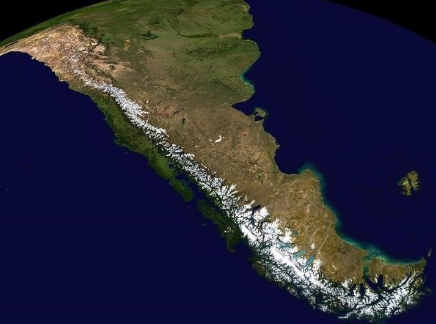 安第斯山脉，世界上最长的山脉