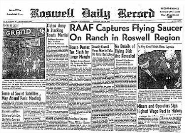 罗斯威尔事件是真的吗?罗斯威尔飞碟坠毁事件与UFO